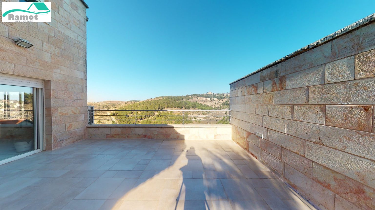 In Ramot Jerusalem, a singlefamily villa with open panoramic views and